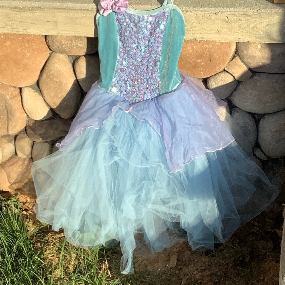 Sparkling Blue and Purple Kids Costume